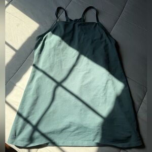 Atheletic dress with built in bra and shorts